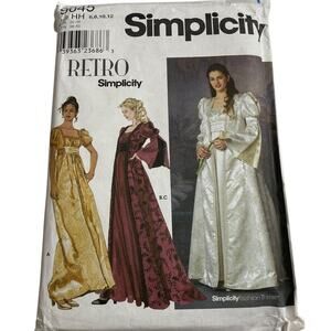 Simplicity Pattern 9045 6 8 10 12 Dress Jacket Costume Regency Bridgerton UNCUT